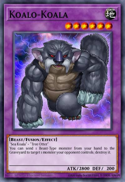 Koalo-Koala Common ORCS-EN094 Order of Chaos Yugioh card