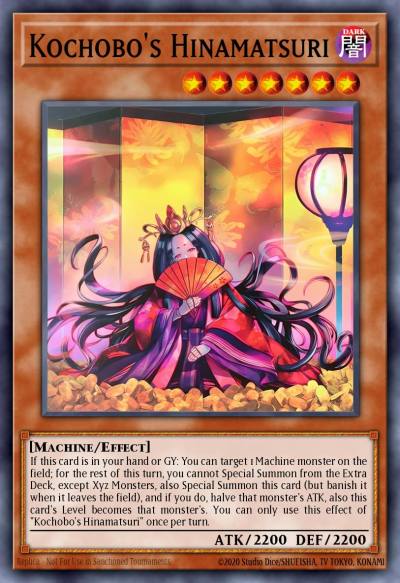 Kochobos Hinamatsuri Common MP25-EN404 2025 Mega-Pack Tin Yugioh card