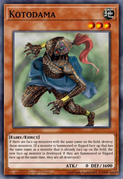 Kotodama Common DB1-EN058 Dark Beginning 1 Yugioh card