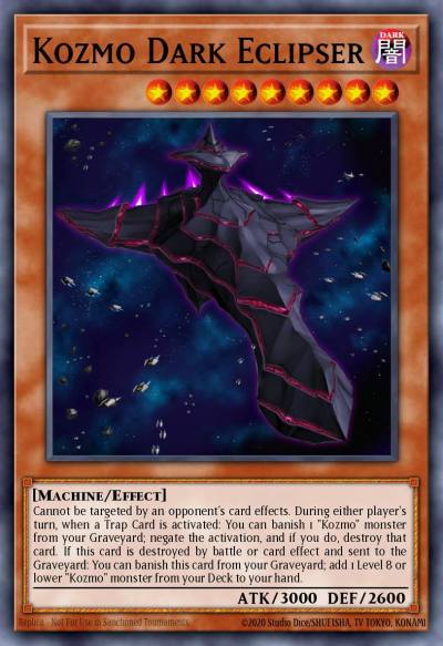 Kozmo Dark Eclipser Secret Rare BOSH-EN085 Breakers of Shadow Yugioh card