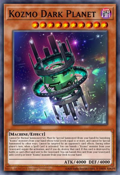Kozmo Dark Planet Secret Rare SHVI-EN085 Shining Victories Yugioh card