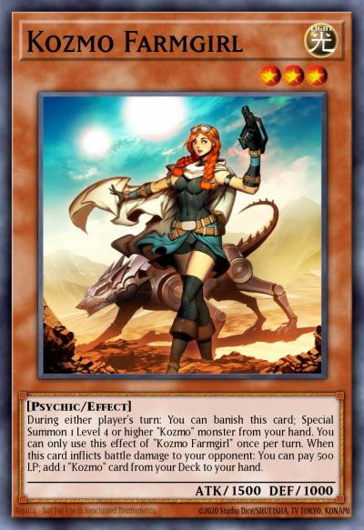 Kozmo Farmgirl Ultra Rare CORE-EN082 Clash of Rebellions Yugioh card