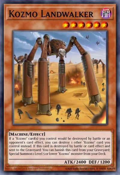 Kozmo Landwalker Super Rare SHVI-EN084 Shining Victories Yugioh card