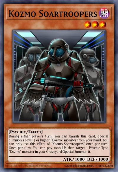 Kozmo Soartroopers Super Rare BOSH-EN083 Breakers of Shadow Yugioh card