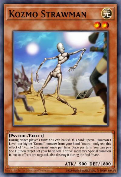 Kozmo Strawman Ultra Rare DOCS-EN082 Dimension of Chaos Yugioh card