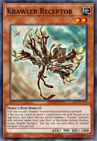 Krawler Receptor Common MP23-EN280 25th Anniversary Tin Dueling Heroes Mega Pack Yugioh card