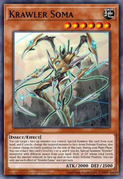 Krawler Soma Common POTE-EN029 Power of the Elements Yugioh card