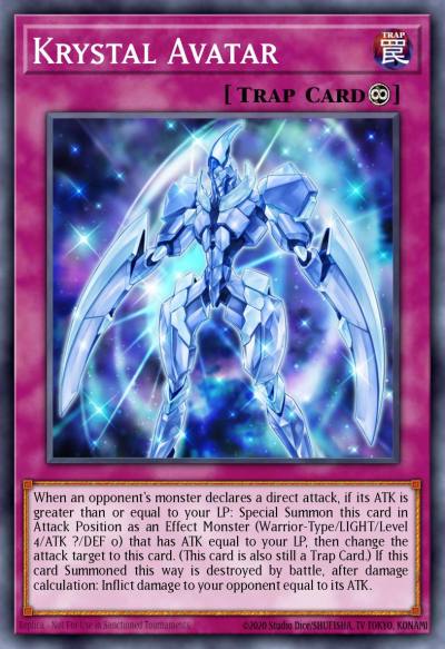 Krystal Avatar Ultra Rare MVP1-EN011 Yu-Gi-Oh! The Dark Side of Dimensions Movie Pack Yugioh card
