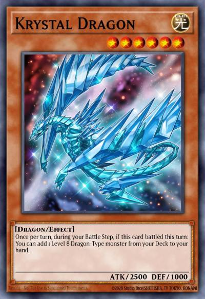 Krystal Dragon Ultra Rare MVP1-ENSV2 Yu-Gi-Oh! The Dark Side of Dimensions Movie Pack Secret Edition Yugioh card