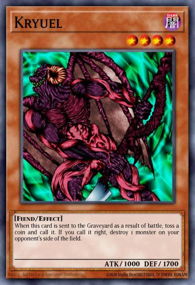 Kryuel Common DB2-EN209 Dark Beginning 2 Yugioh card