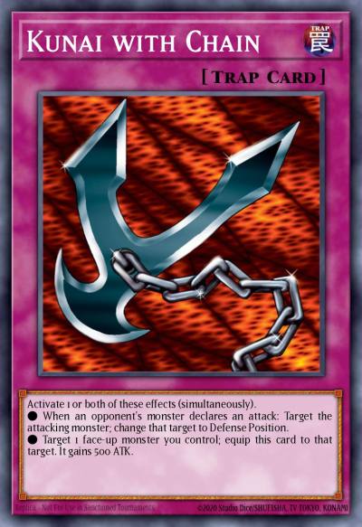 Kunai with Chain Common STAS-EN025 2-Player Starter Set Yugioh card