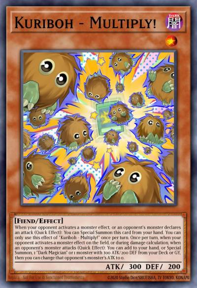Kuriboh - Multiply! Grand Master Rare MAMO-EN002 Magnificent Monsters Yugioh card