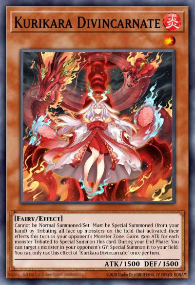 Kurikara Divincarnate Secret Rare BLTR-EN079 Battles of Legend Terminal Revenge Yugioh card