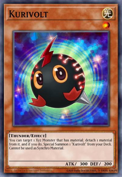 Kurivolt Rare DL15-EN011 Duelist League 15 participation cards Yugioh card