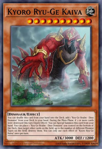 Kyoro Ryu-Ge Kaiva Collector's Rare CRBR-EN031 Crossover Breakers Yugioh card