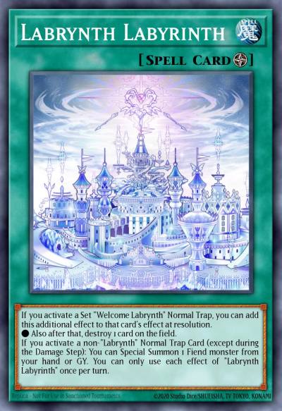 Labrynth Labyrinth Prismatic Secret Rare MP23-EN233 25th Anniversary Tin Dueling Heroes Mega Pack Yugioh card