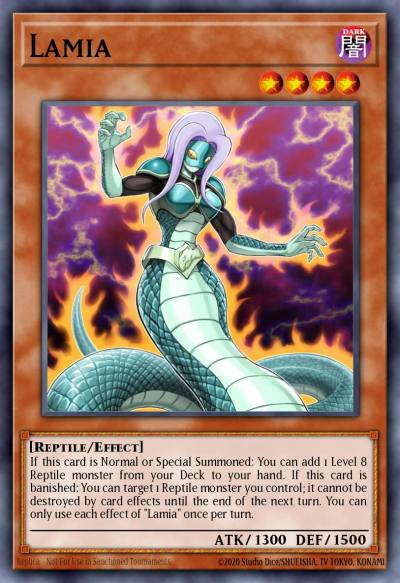 Lamia Ultra Rare BLMR-EN021 Battles of Legend Monstrous Revenge Yugioh card