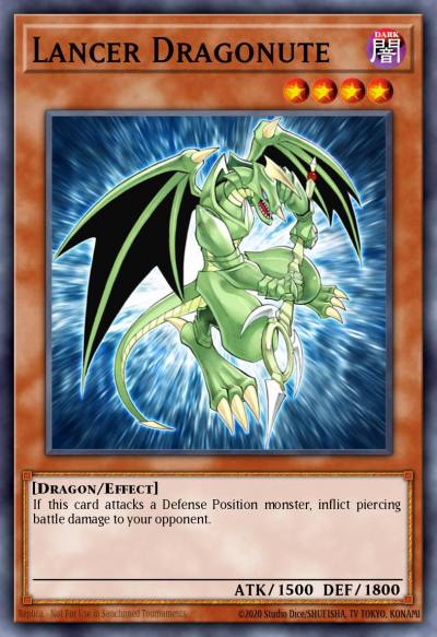 Lancer Dragonute Common YS15-ENL10 Dark Legion Starter Deck Yugioh card