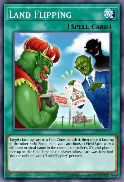 Land Flipping Common MP24-EN327 25th Anniversary Tin Dueling Mirrors Yugioh card