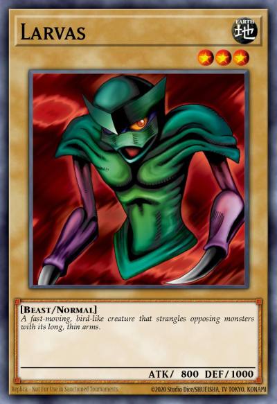 Larvas Common LOB-073 Legend of Blue Eyes White Dragon Yugioh card