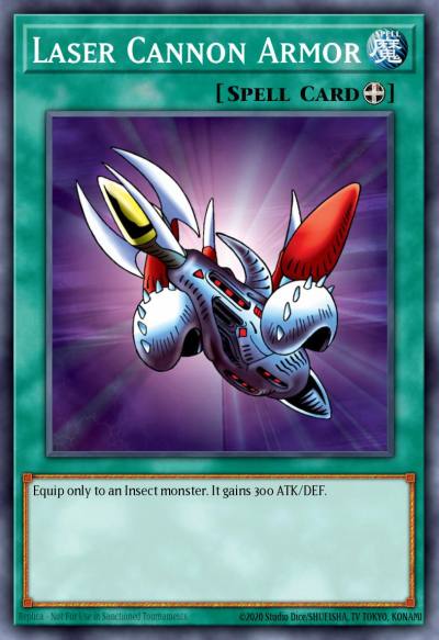 Laser Cannon Armor Short Print LOB-089 Legend of Blue Eyes White Dragon Yugioh card