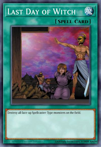 Last Day of Witch Super Rare DL9-EN001 Duelist League Series 9 participation card Yugioh card