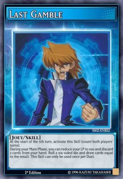 Last Gamble Common SS02-ENBS2 Speed Duel Starter Decks Duelists of Tomorrow Yugioh card