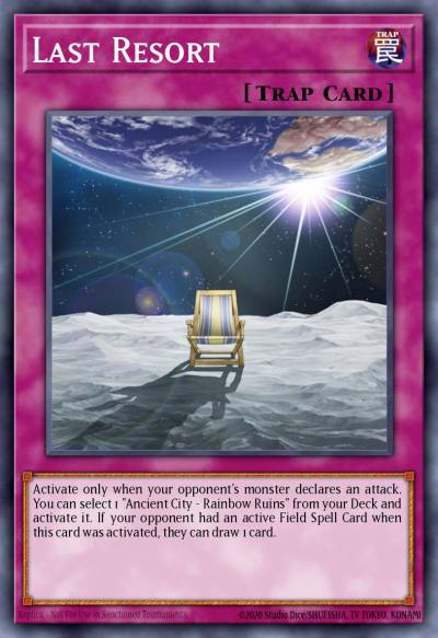Last Resort Common DP07-EN022 Duelist Pack Jesse Anderson Yugioh card