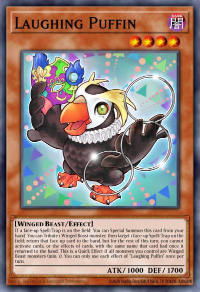 Laughing Puffin Super Rare MP23-EN180 25th Anniversary Tin Dueling Heroes Mega Pack Yugioh card