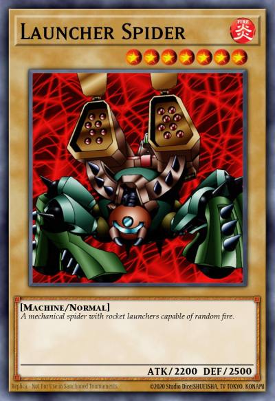 Launcher Spider Common STAS-EN004 2-Player Starter Set Yugioh card