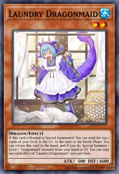 Laundry Dragonmaid Ultra Rare BLMM-EN056 Battles of Legend Monster Mayhem Yugioh card