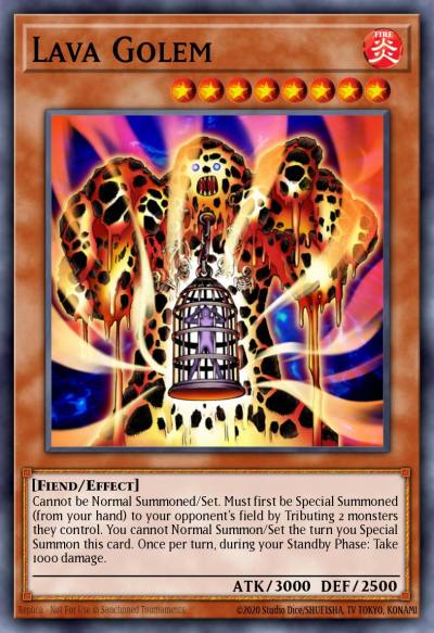 Lava Golem Super Rare RA01-EN001 25th Anniversary Rarity Collection Yugioh card