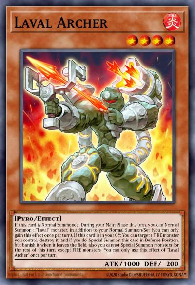 Laval Archer Ultra Rare GFTP-EN002 Ghosts From the Past Yugioh card