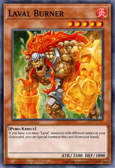 Laval Burner Duel Terminal Normal Parallel Rare DT05-EN028 Duel Terminal 5a Yugioh card