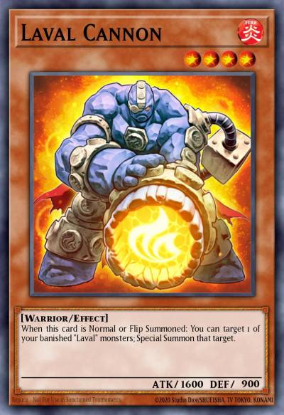 Laval Cannon Duel Terminal Rare Parallel Rare DT06-EN018 Duel Terminal 6a Yugioh card