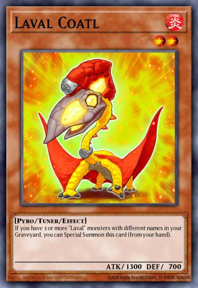 Laval Coatl Duel Terminal Rare Parallel Rare DT06-EN071 Duel Terminal 6b Yugioh card