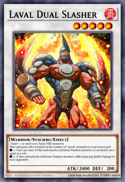 Laval Dual Slasher Common PHSW-EN092 Photon Shockwave Yugioh card