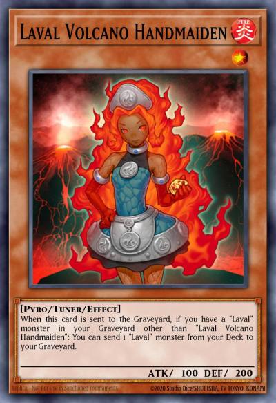 Laval Volcano Handmaiden Duel Terminal Normal Parallel Rare DT06-EN017 Duel Terminal 6a Yugioh card