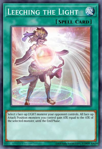 Leeching the Light Common TSHD-EN061 The Shining Darkness Yugioh card
