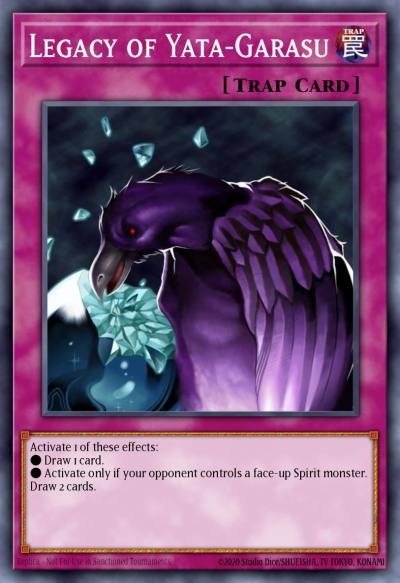Legacy of Yata-Garasu Common SDDL-EN033 Dragunity Legion Structure Deck Yugioh card