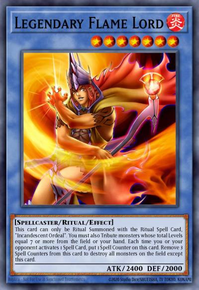 Legendary Flame Lord Rare DCR-081 Dark Crisis Yugioh card