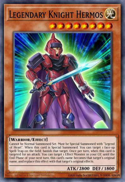 Legendary Knight Hermos Secret Rare DRL2-EN008 Dragons of Legend 2 Yugioh card