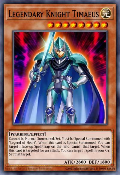 Legendary Knight Timaeus Secret Rare DRLG-EN001 Dragons of Legend Yugioh card