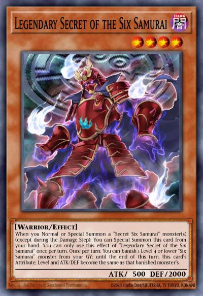 Legendary Secret of the Six Samurai Common SAST-EN093 Savage Strike Yugioh card