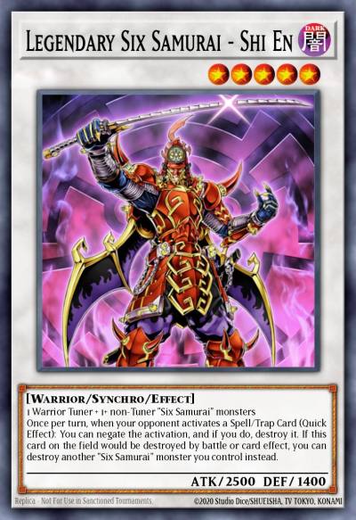 Legendary Six Samurai - Shi En Common OP26-EN022 OTS Tournament Pack 26 Yugioh card