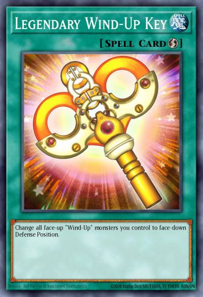 Legendary Wind-Up Key Common GENF-EN053 Generation Force Yugioh card