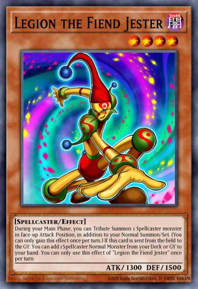 Legion the Fiend Jester Super Rare DPBC-EN003 Duelist Pack Battle City Yugioh card