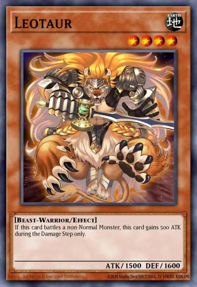 Leotaur Rare BP03-EN102 Battle Pack 3 Monster League Yugioh card