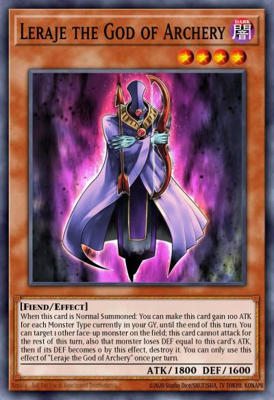 Leraje the God of Archery Ultra Rare GFP2-EN031 Ghosts From the Past The 2nd Haunting Yugioh card