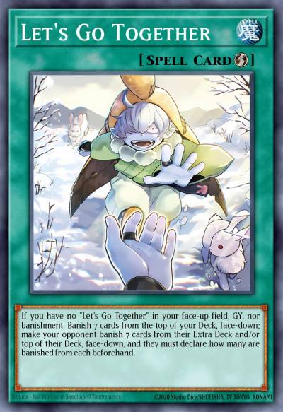 Lets Go Together Common ALIN-EN068 Alliance Insight Yugioh card